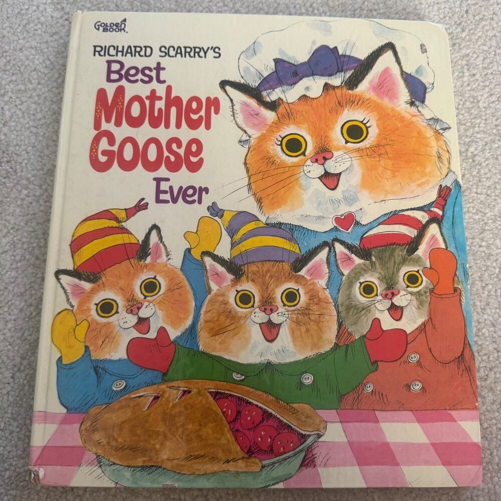 Vintage Richard Scarry Best Mother Goose Ever Classic Children’s Book